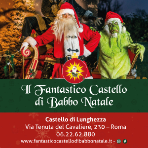 Il fantastico castello di Babbo Natale a Lunghezza